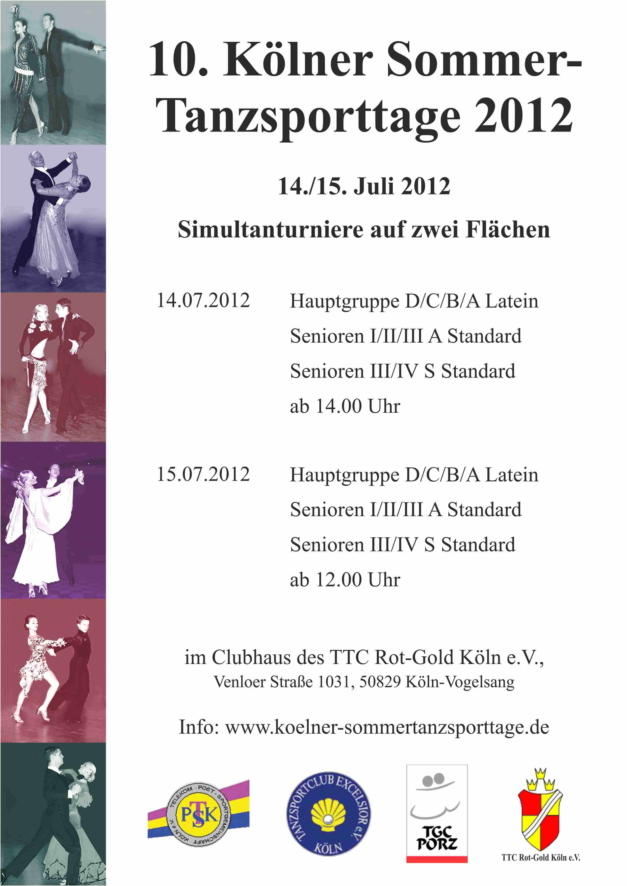 10. Klner Sommer-Tanzsporttage 2012